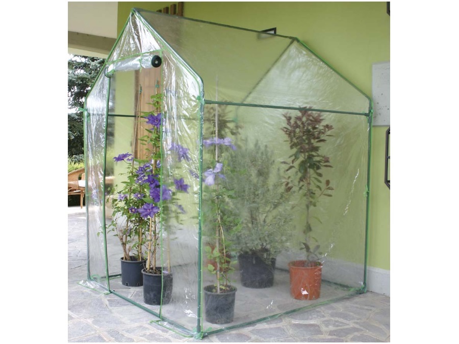 VERDEMAX Serra a casetta Clematis, 155 x 155 x h 205 cm