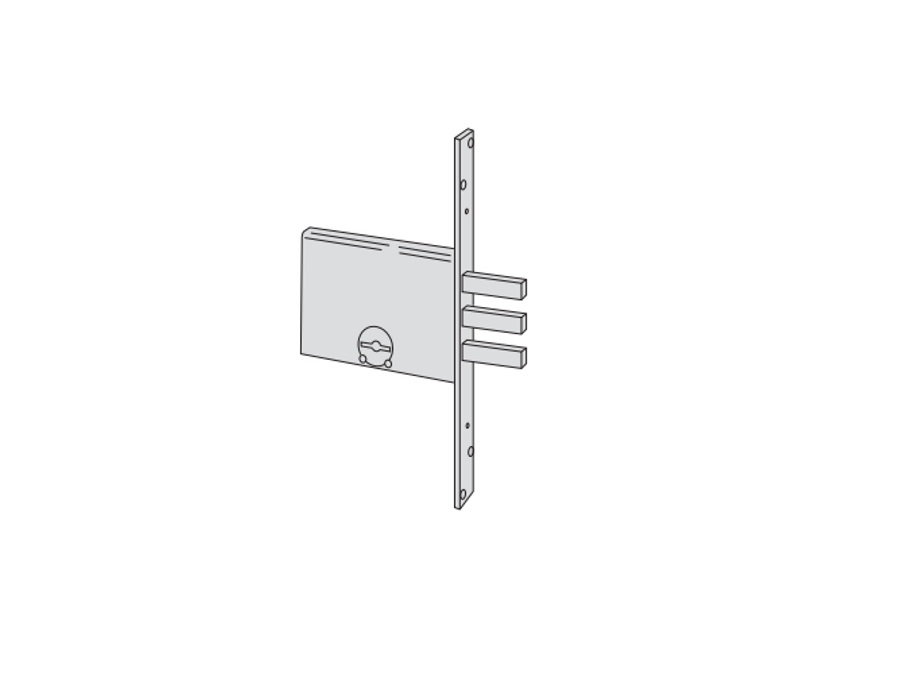 CISA SERRATURA DA INFILARE A DOPPIA MAPPA COD. 57030 60 0