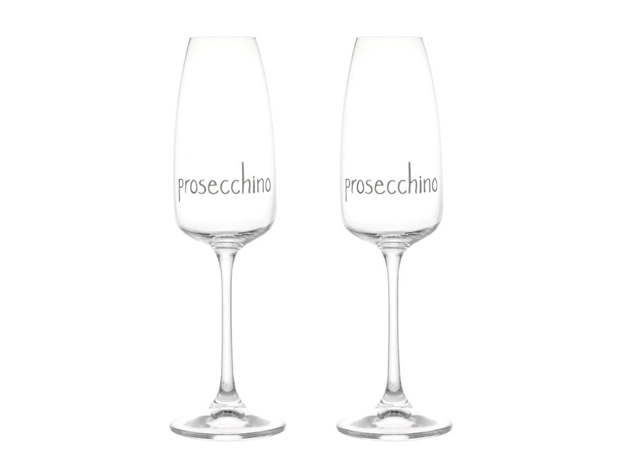 SIMPLE DAY LIVING & LIFESTYLE Set 2 calici flute Prosecchino, 29 cl