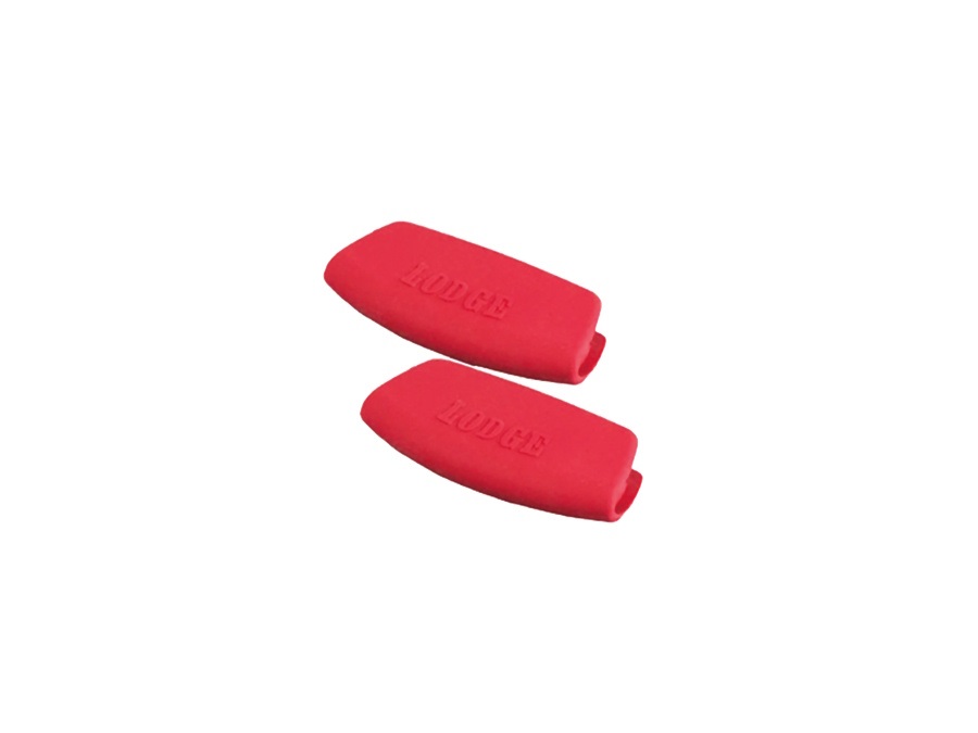 LODGE Set 2 presine in silicone, rosso