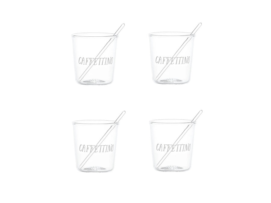 SIMPLE DAY LIVING & LIFESTYLE Set 4 bicchierini espresso Il Caffettino, Ø 5,8 cm