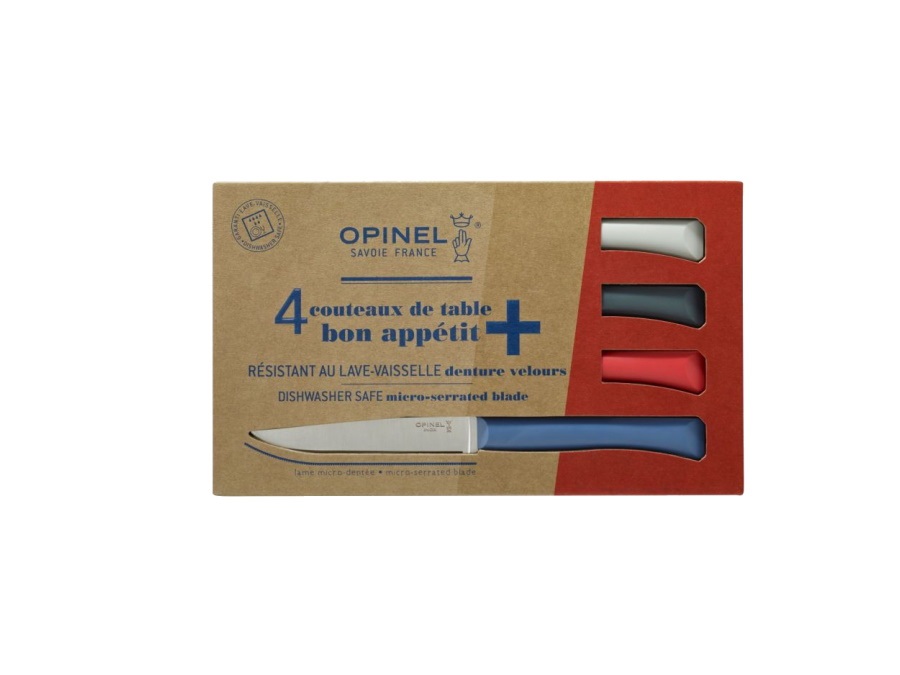 OPINEL Set 4 coltelli da tavola, bon appetit