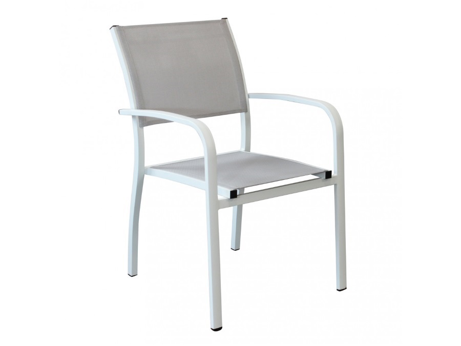 MAGAZZINI COSMA S.P.A. Set 4  Poltrone Savannah impilabili bianco