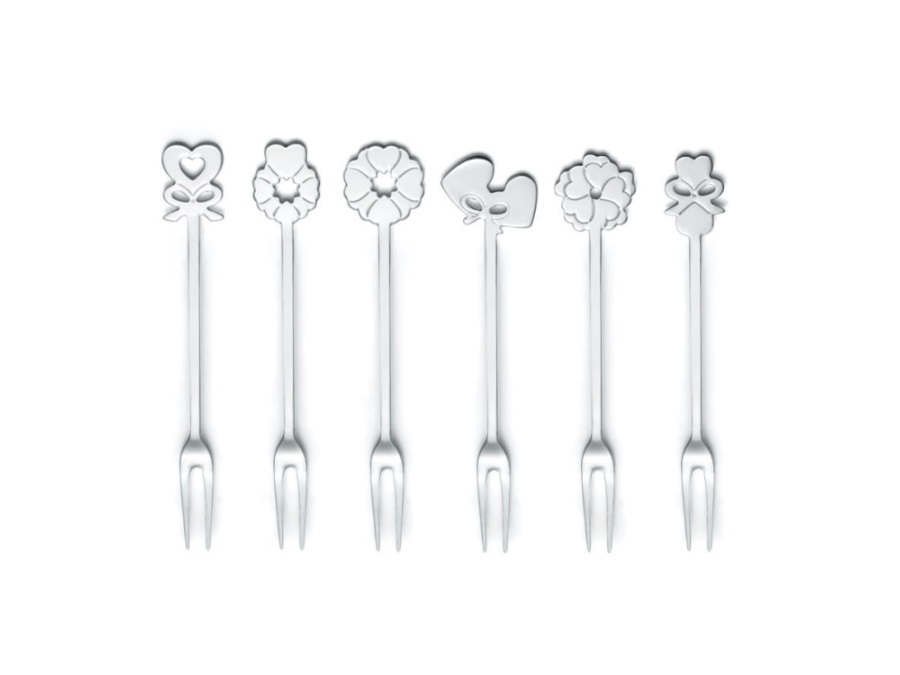 FRATELLI GUZZINI S.P.A. SET 6 FORCHETTINE 'LOVE'