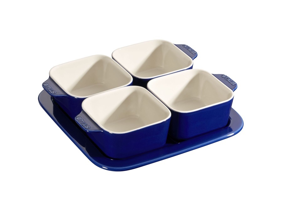 STAUB Set aperitivo blu scuro - 5 pz