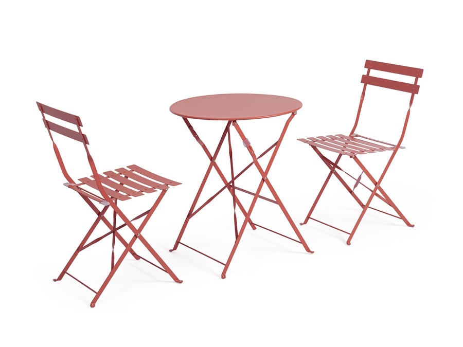 BIZZOTTO SET BISTROT AUSTIN TERRACOTTA