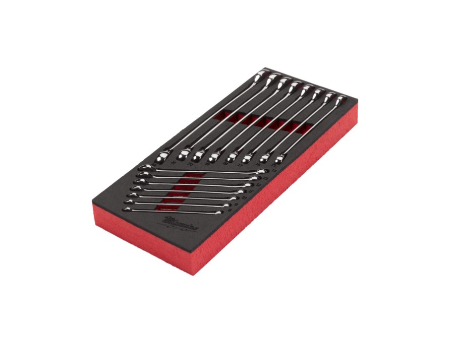MILWAUKEE Set di chiavi combinato MaxBite in modulo morbido - 15 pezzi