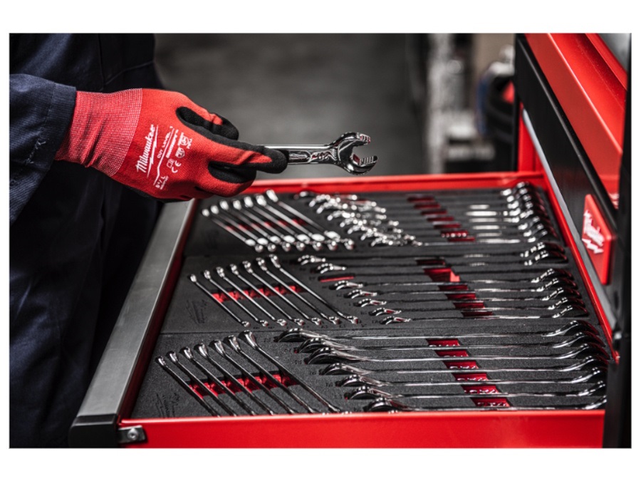 MILWAUKEE Set di chiavi combinato MaxBite in modulo morbido - 15 pezzi