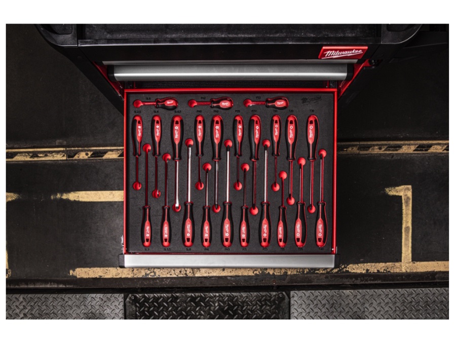 MILWAUKEE Set di giraviti completo in modulo morbido - 23 pezzi