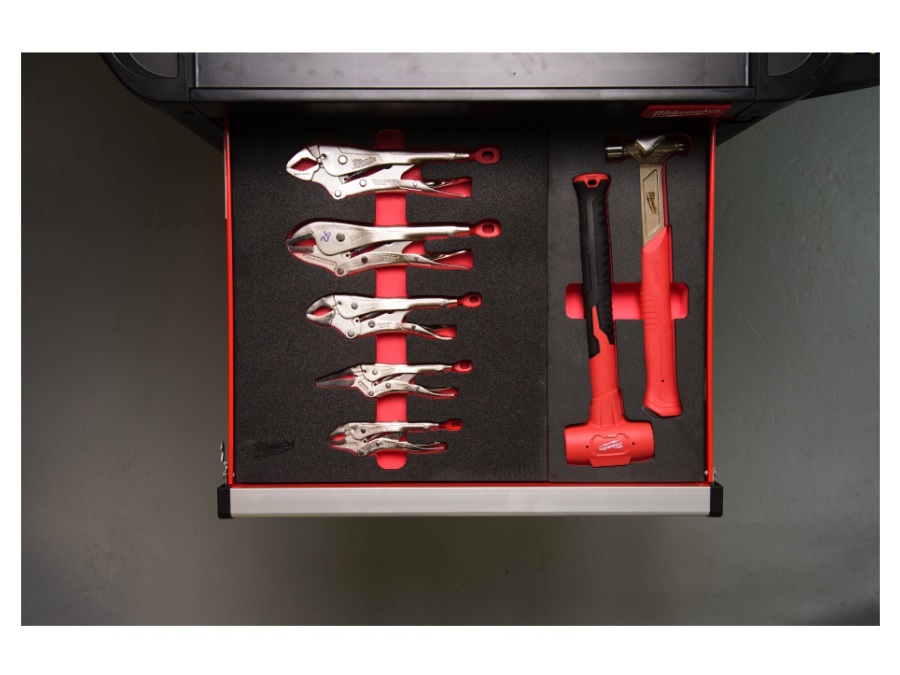 MILWAUKEE Set pinze autobloccanti in modulo morbido - 5 pezzi