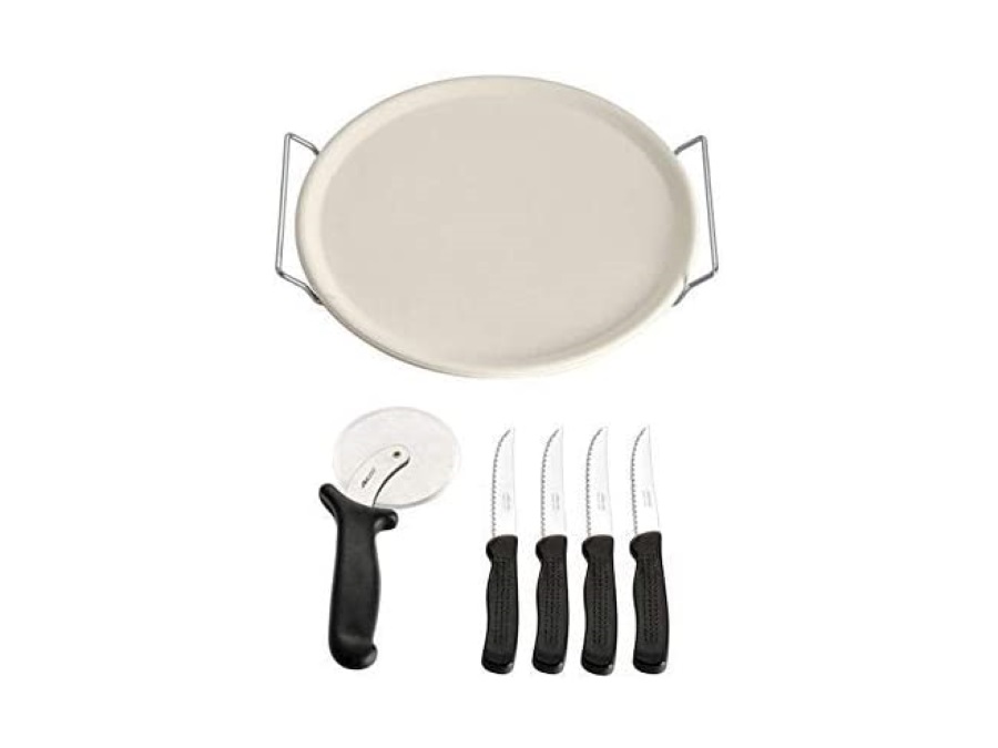 TRABO Set pizza, pietra, beige