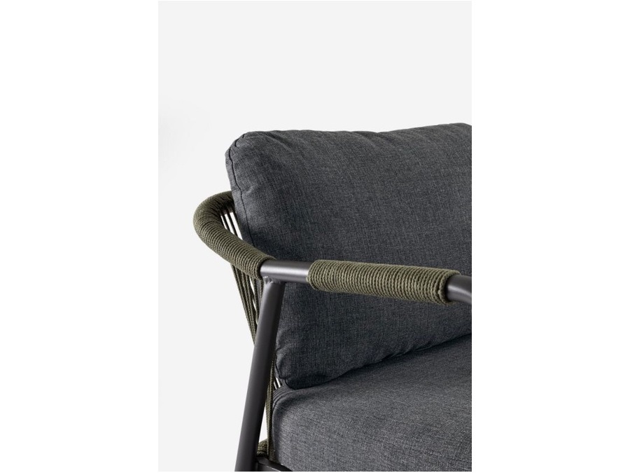 BIZZOTTO SET SALOTTO C-C MIRAVET ANTRACITE/VERDE