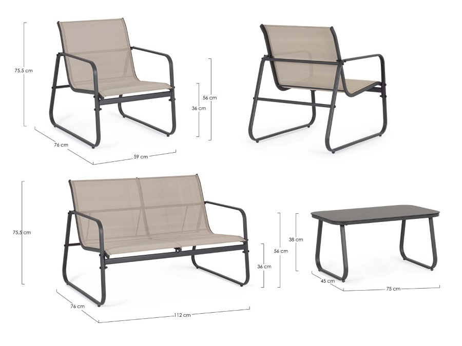 BIZZOTTO SET SALOTTO GONZALO TORTORA