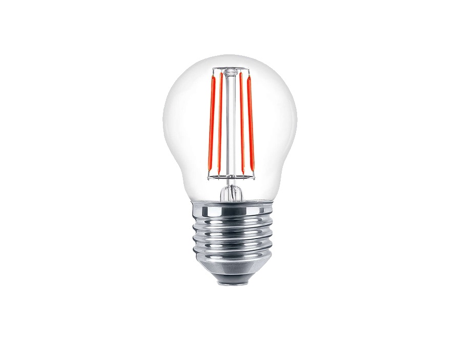 NOVA LINE Sfera a led a filamento E27 - 4W - luce rossa
