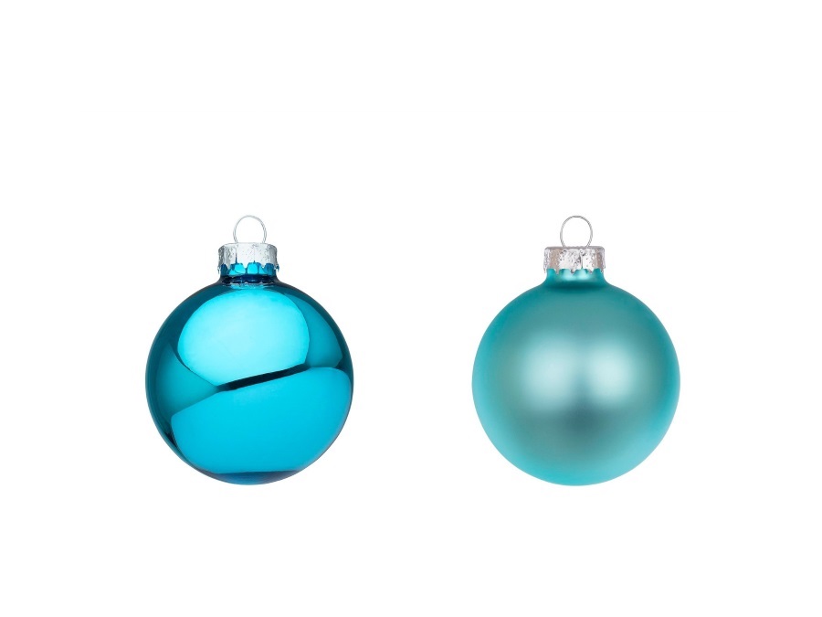 BIZZOTTO Sfera in vetro celeste puro Ø 6 cm, colori assortiti