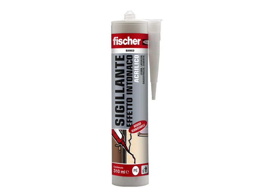 FISCHER Sigillante acrilico in dispersione acquosa per pareti intonacate interne con effetto ruvido - SAR BI