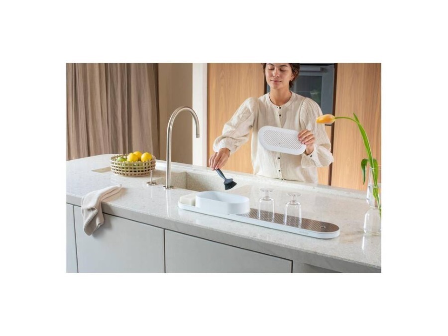 BRABANTIA SinkStyle, Organiser set 2 pezzi - Mineral Fresh White