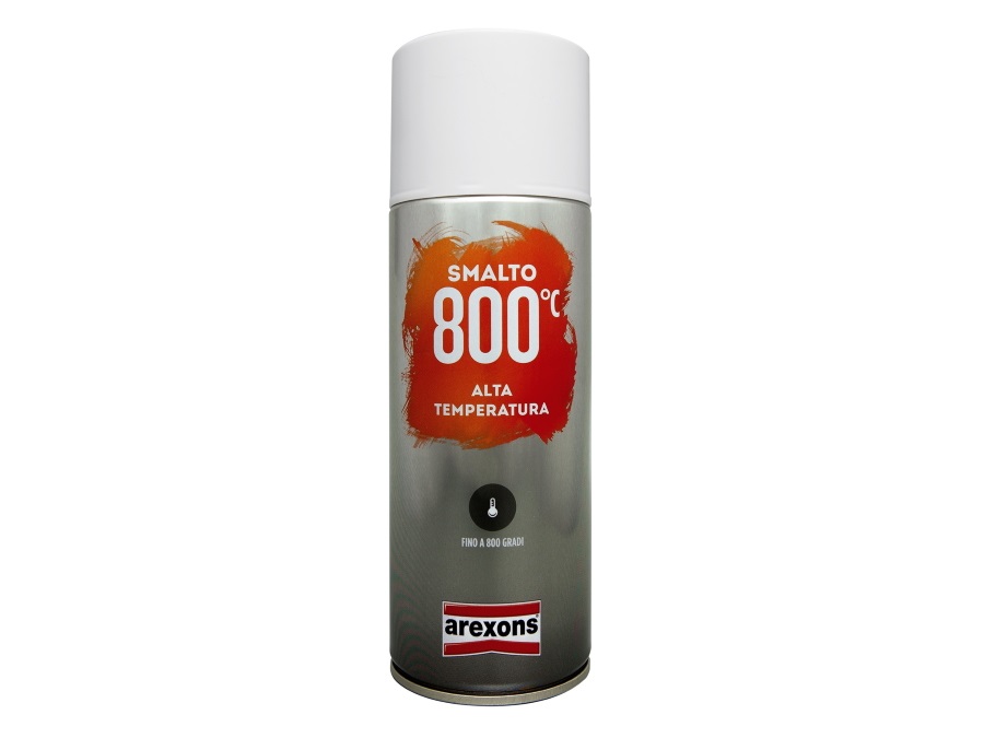 AREXONS Smalto 800°C alta temperatura alluminio, 400 ml