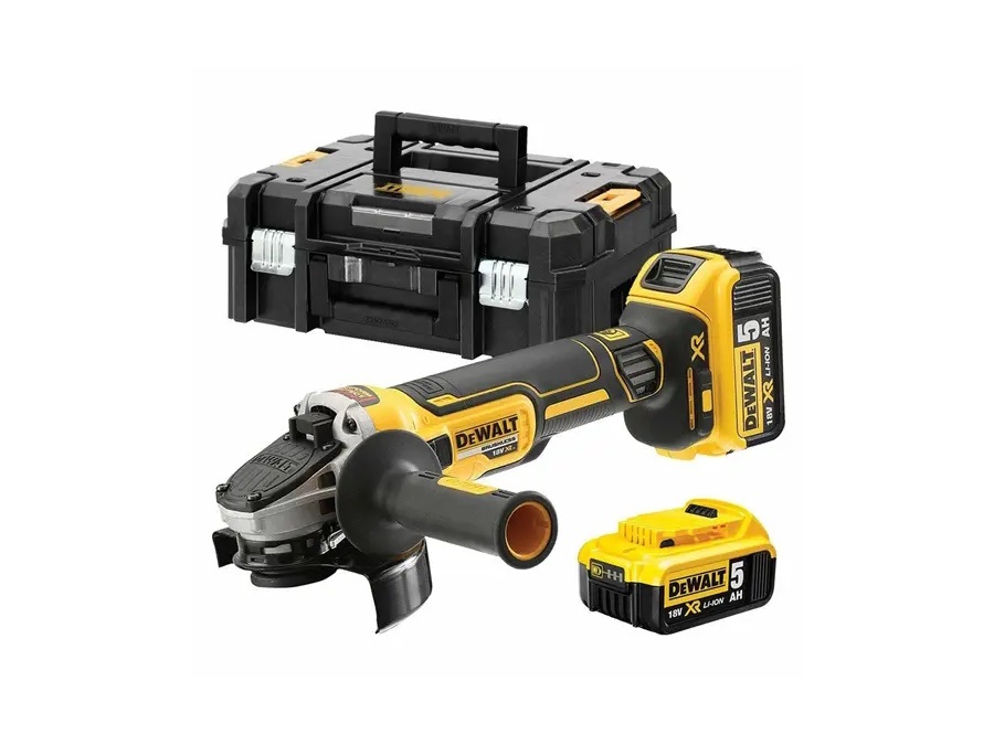 DEWALT SMERIGLIATRICE 125MM XR LITIO 18V 5.0AH BRUSHLESS