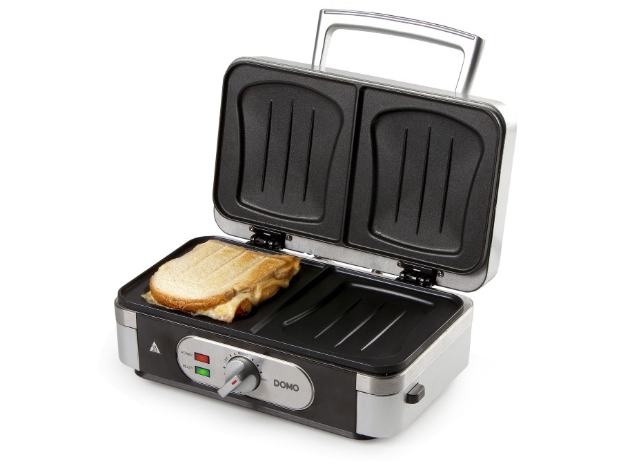 DOMO Snack maker 3 in 1: croque-waffle-grill
