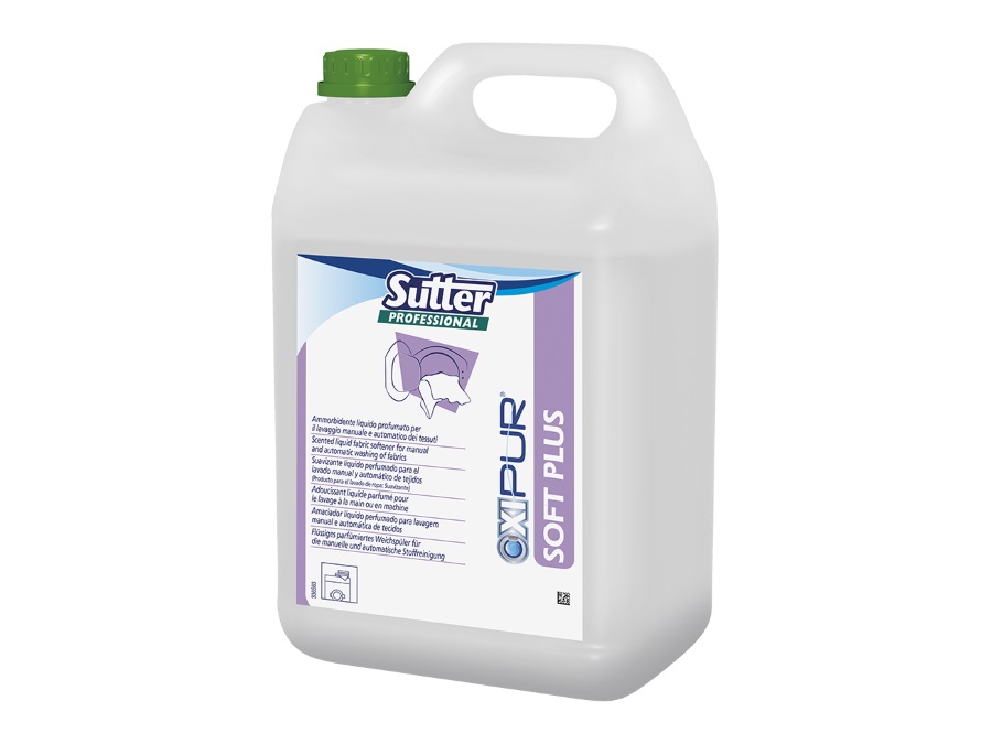 SUTTER PROFESSIONAL SOFT PLUS, ammorbidente liquido profumato, 5 Kg