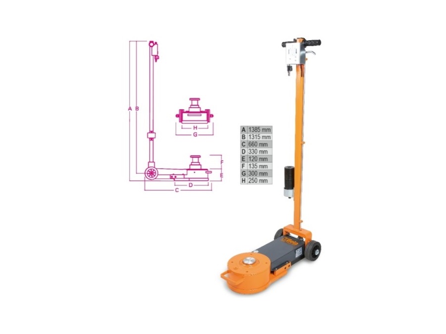 BETA UTENSILI Sollevatore oleopneumatico 60-30-15T