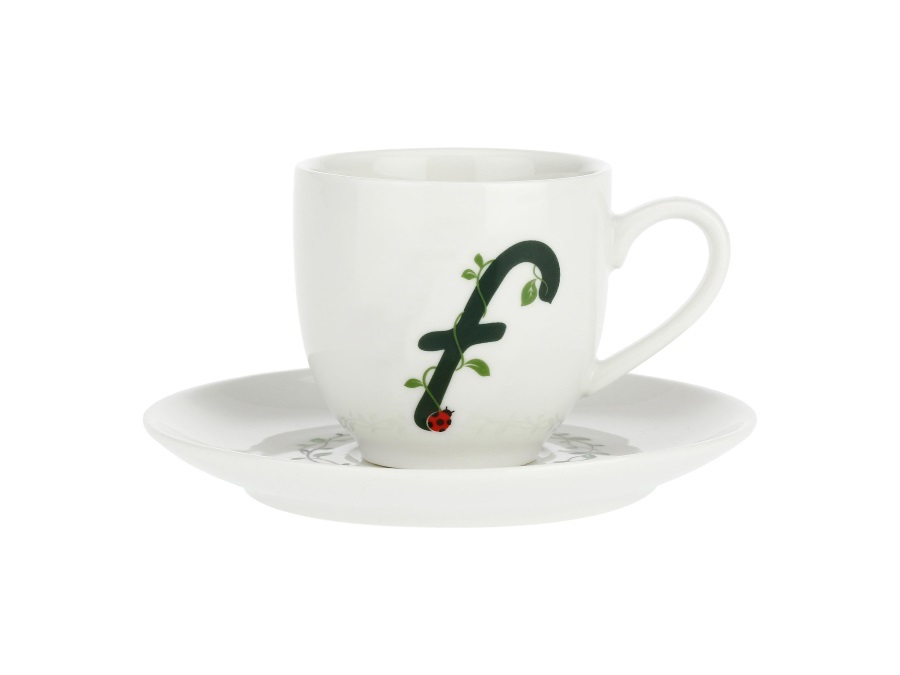 LA PORCELLANA BIANCA Solotua, Tazza Caffè con piattino "f"