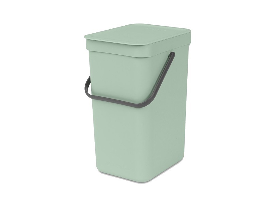 BRABANTIA sort & go Pattumiera - 12 lt - jade green