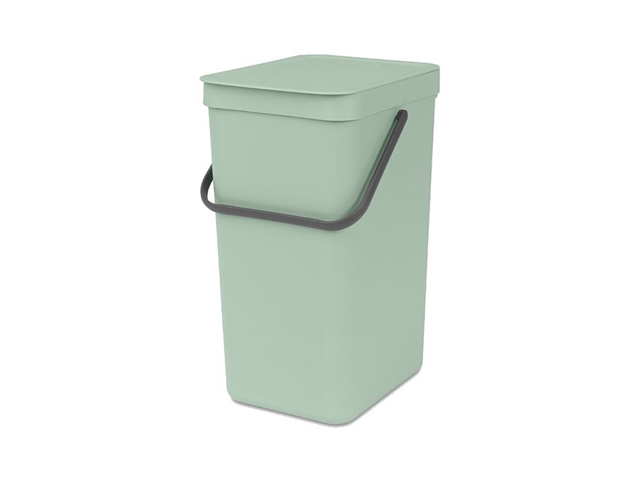 BRABANTIA sort & go Pattumiera - 16 lt - jade green