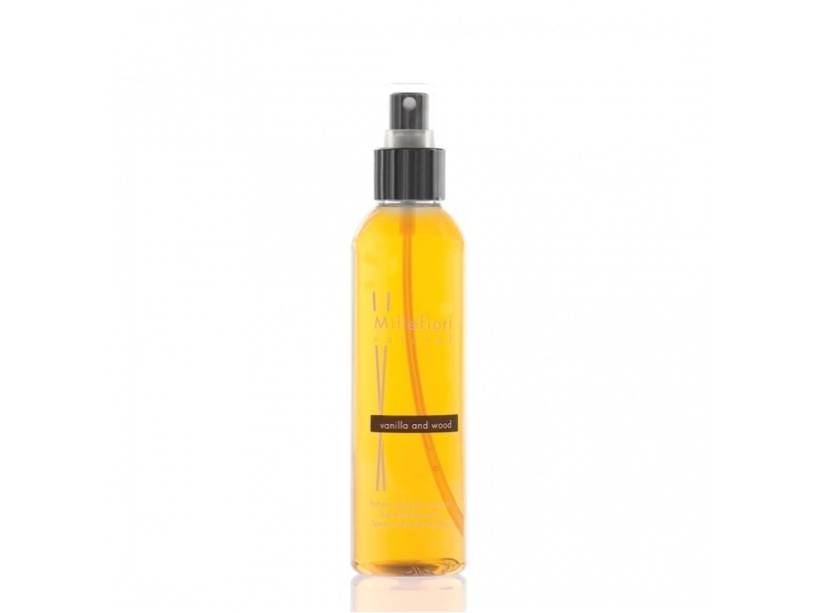 MILLEFIORI SPRAY AMBIENTE  150ML LINEA NATURAL - VANILLA & WOOD