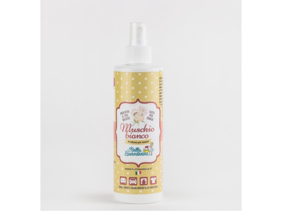 LA BELLA LAVANDERINA SPRAY TESSUTI MUSCHIO BIANCO, 250 ml