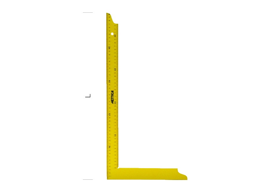 METRICA Sqaudra per carpentiere flessibile, 1000 mm
