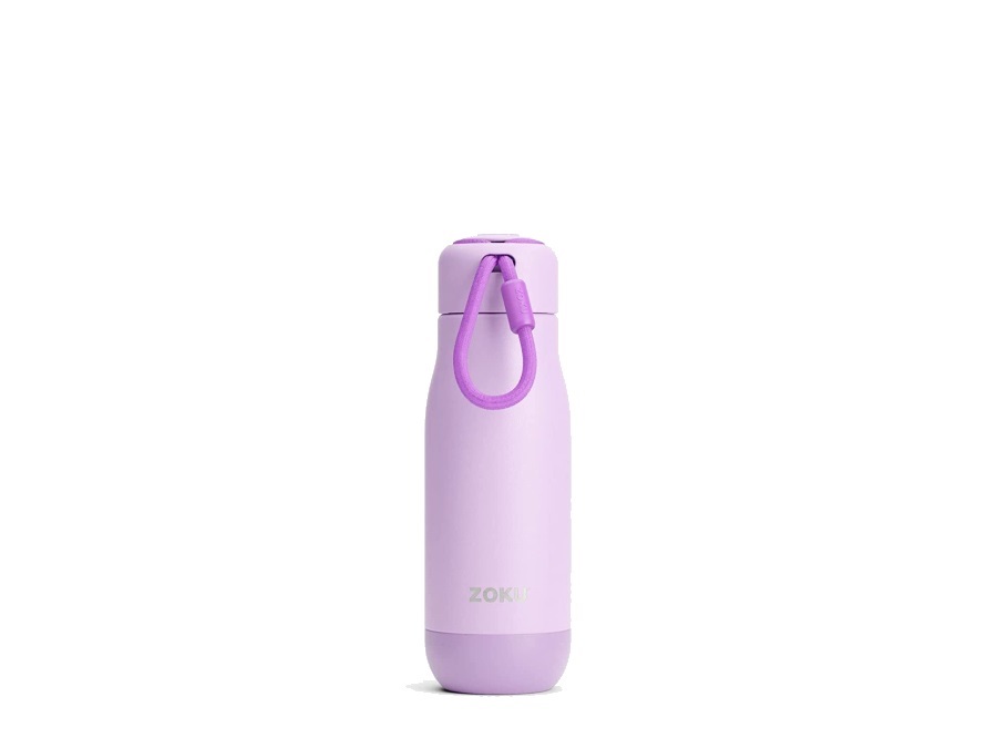 ZOKU Stainless steel, bottiglia termica in acciaio 350 ml - lavanda