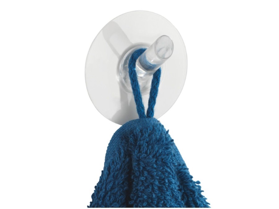 WENKO Static-Loc® Hook Medium Trasparente