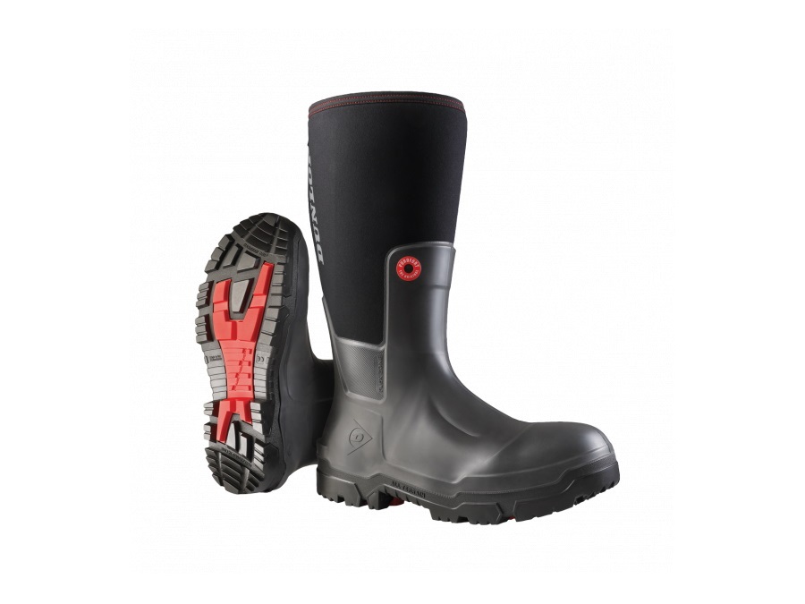 DUNLOP Stivale snugboot pioneer, carbone/nero - NUMERO 41