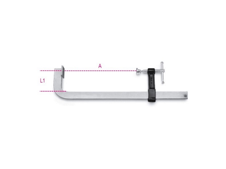 BETA UTENSILI Strettoi a vite, 1591 - MISURA A max(310 mm)-L1(85 mm)