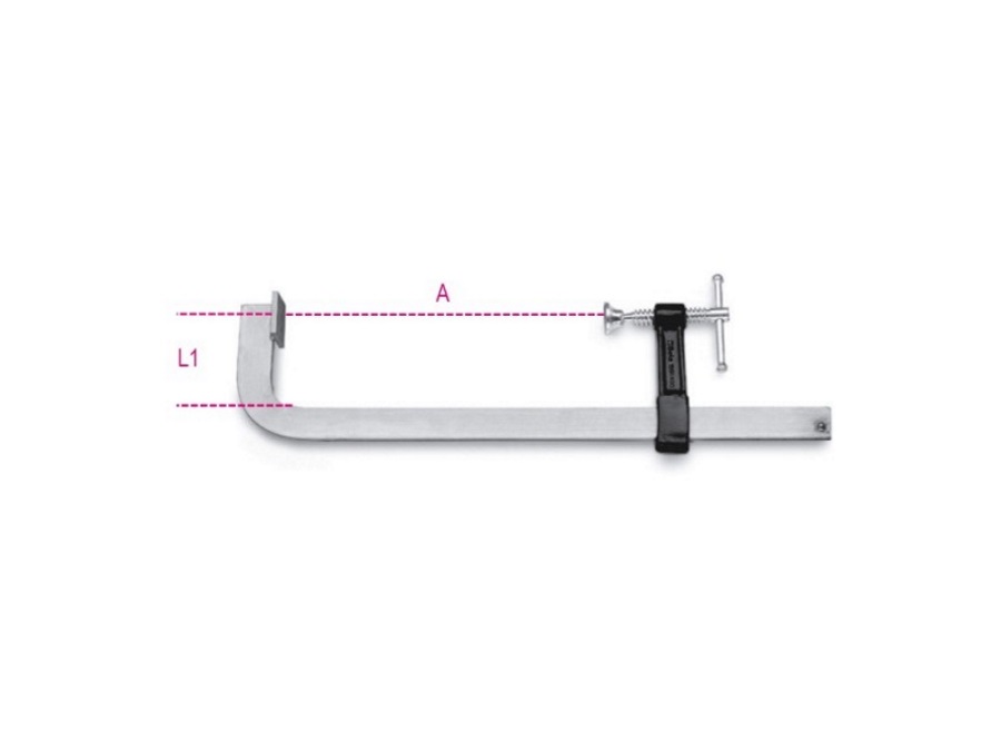 BETA UTENSILI Strettoi a vite, 1591 - MISURA A max(310 mm)-L1(85 mm)