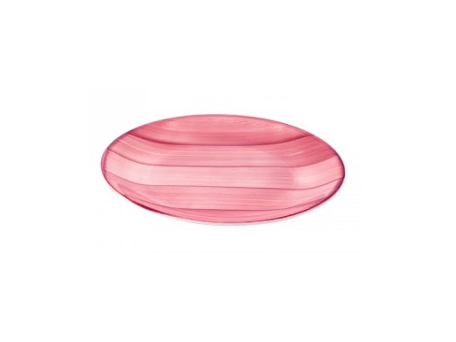 ZAFFERANO S.R.L. Striche piatto dessert rosa