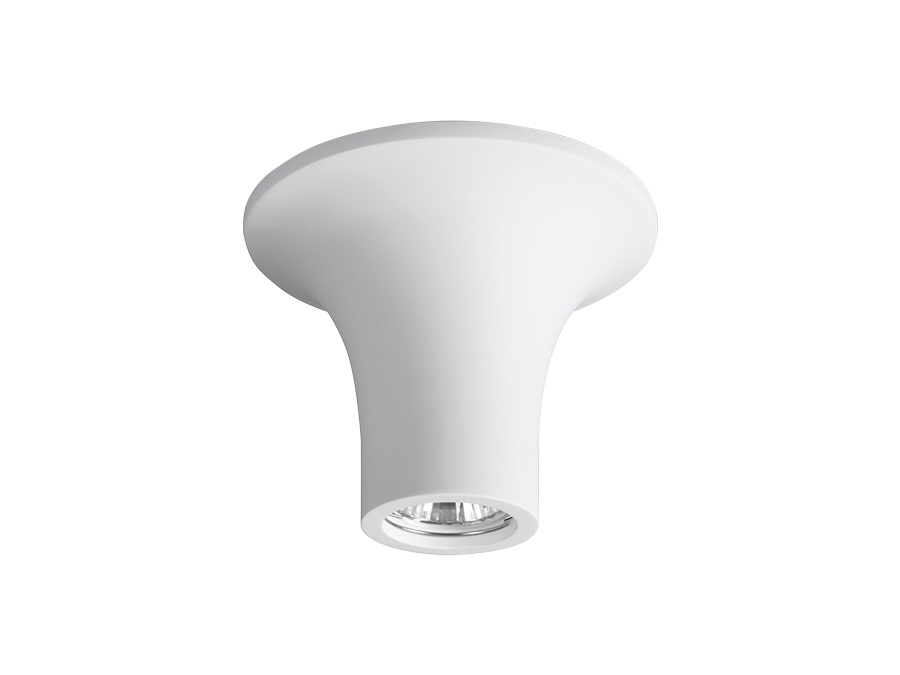 NOVA LINE Struttura in gesso da soffitto - Ø 12x13 cm - base GU10