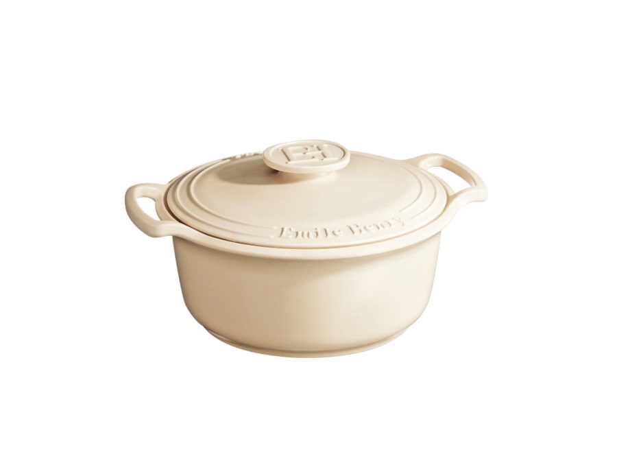 EMILE HENRY-EMILE & CO Sublime, cocotte tonda 4,2 lt - crema