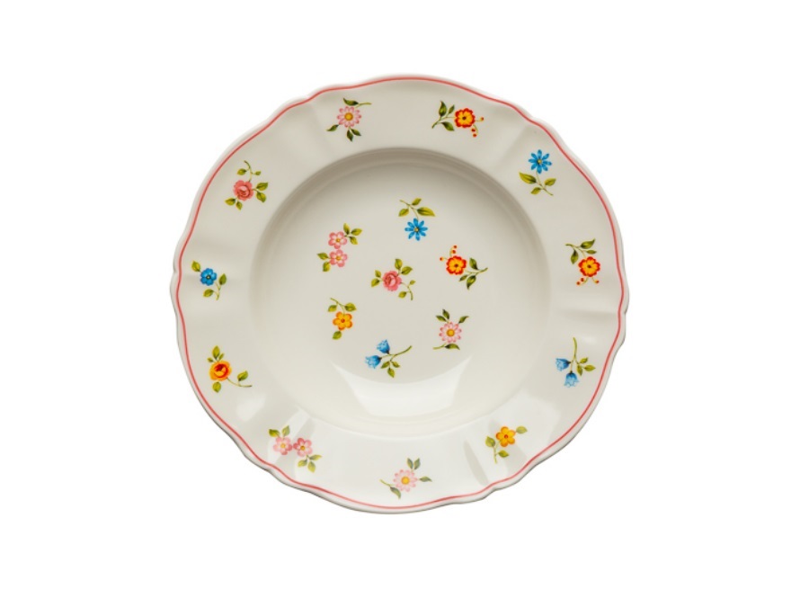 TABLE TOP PORCELLANE SAS Sun flowers, pasta bowl Ø 27 cm