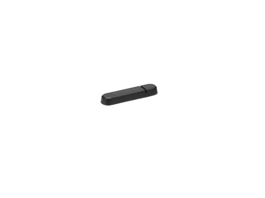 LEONE Supporto per posate in melamina nero 6 pezzi - 8x2x1 cm