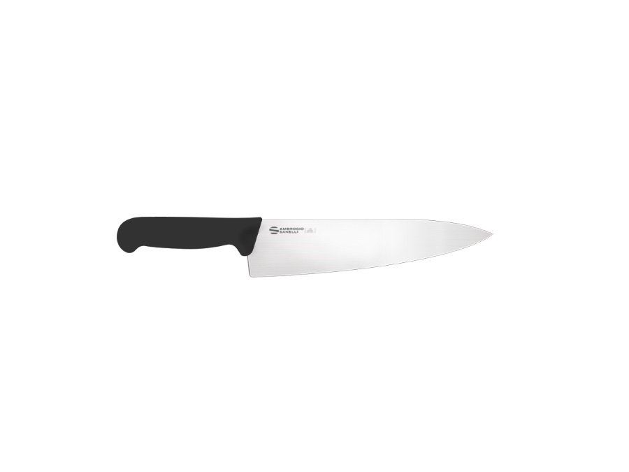 AMBROGIO SANELLI Supra - Trinciante Chef nero, 20 cm