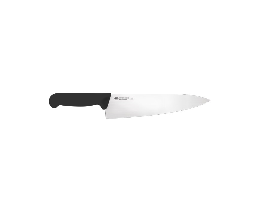 AMBROGIO SANELLI Supra - Trinciante Chef nero, 26 cm