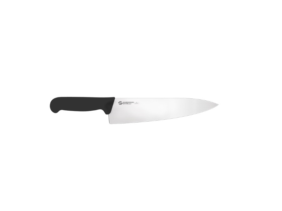 AMBROGIO SANELLI Supra - Trinciante Chef nero, 30 cm