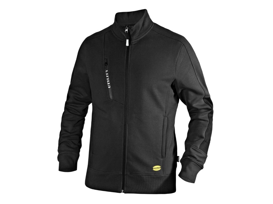 DIADORA SWEATSHIRT FZ LITEWORK NERO