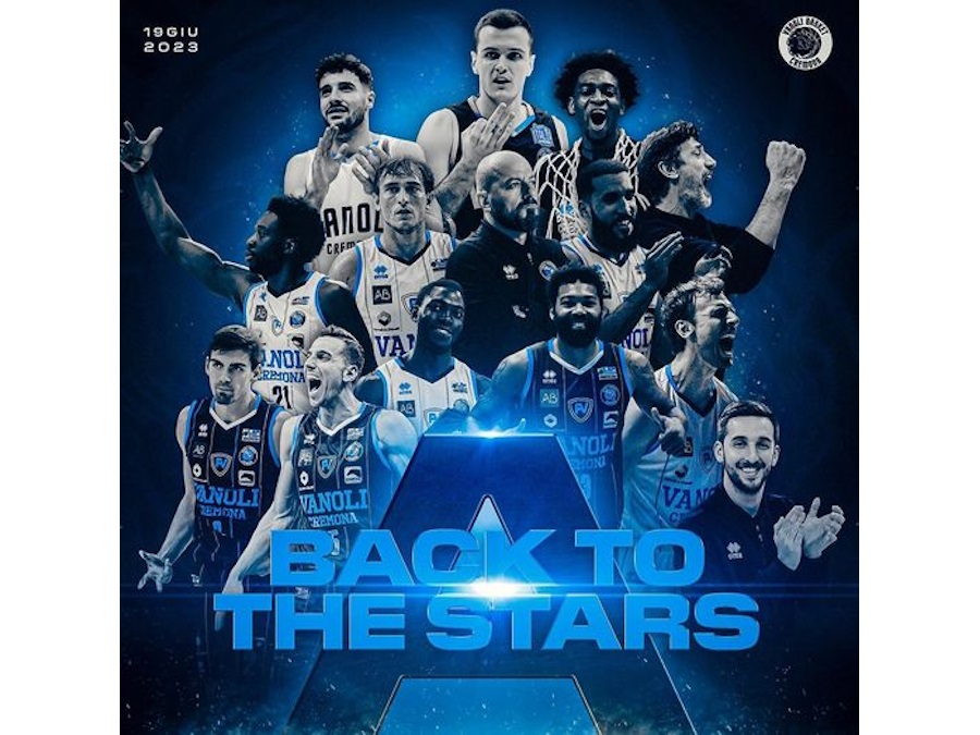 VANOLI BASKET T-SHIRT BACK TO THE STARS - PROMOZIONE SERIE A