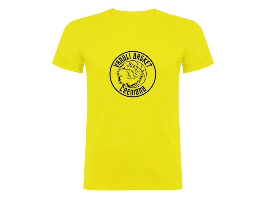 VANOLI BASKET T-SHIRT BEAGLE  GIalla  VANOLI CREMONA