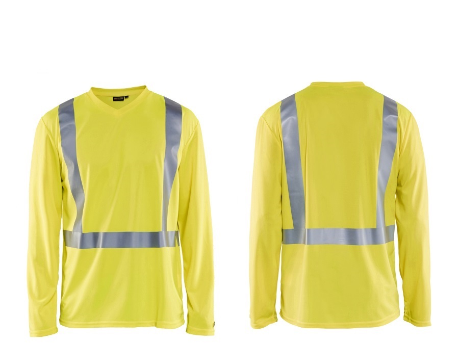 BLÅKLÄDER ITALIA SRL T-SHIRT HIGH VIS A MANICA LUNGA 3383 3300 blåkläder GIALLO