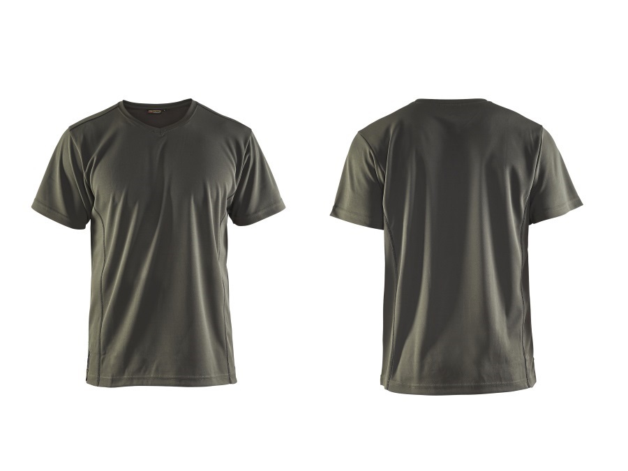 BLÅKLÄDER ITALIA SRL T-SHIRT UOMO 3323 1051 BLÅKLÄDER PROTEZIONE RAGGI UV VERDE MILITARE